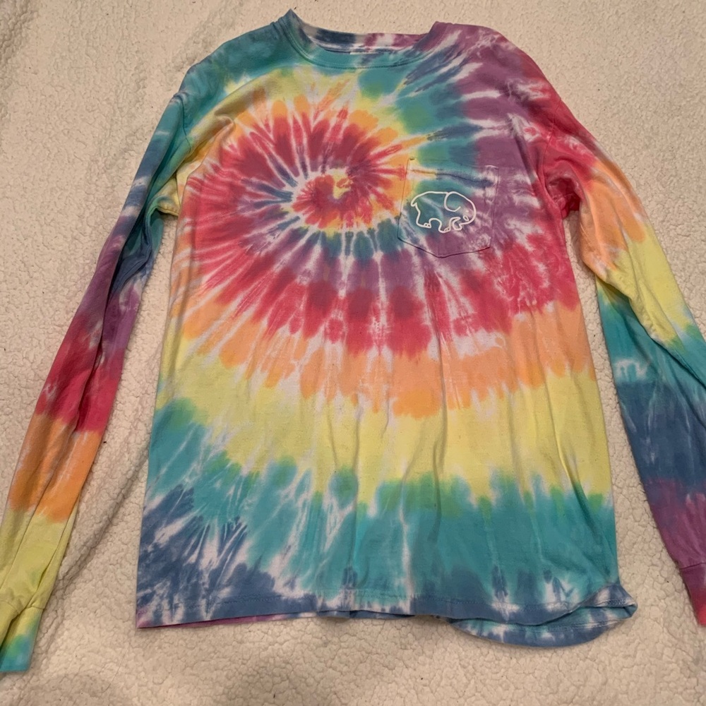 Ivory Ella Tye-Dye Rainbow Long Sleeve
